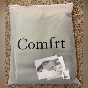 Comfrt Travel Essentials Hoodie, Stone - Small